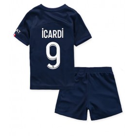 Baby Fußballbekleidung Paris Saint-Germain Mauro Icardi #9 Heimtrikot 2022-23 Kurzarm (+ kurze hosen)
